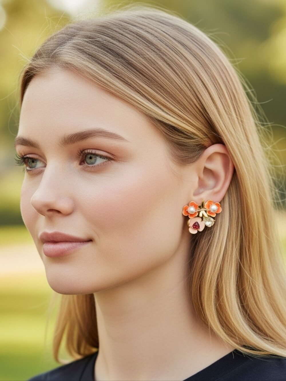 New Kate Spade New York ♠️ Bloom in Color Cluster Studs earrings